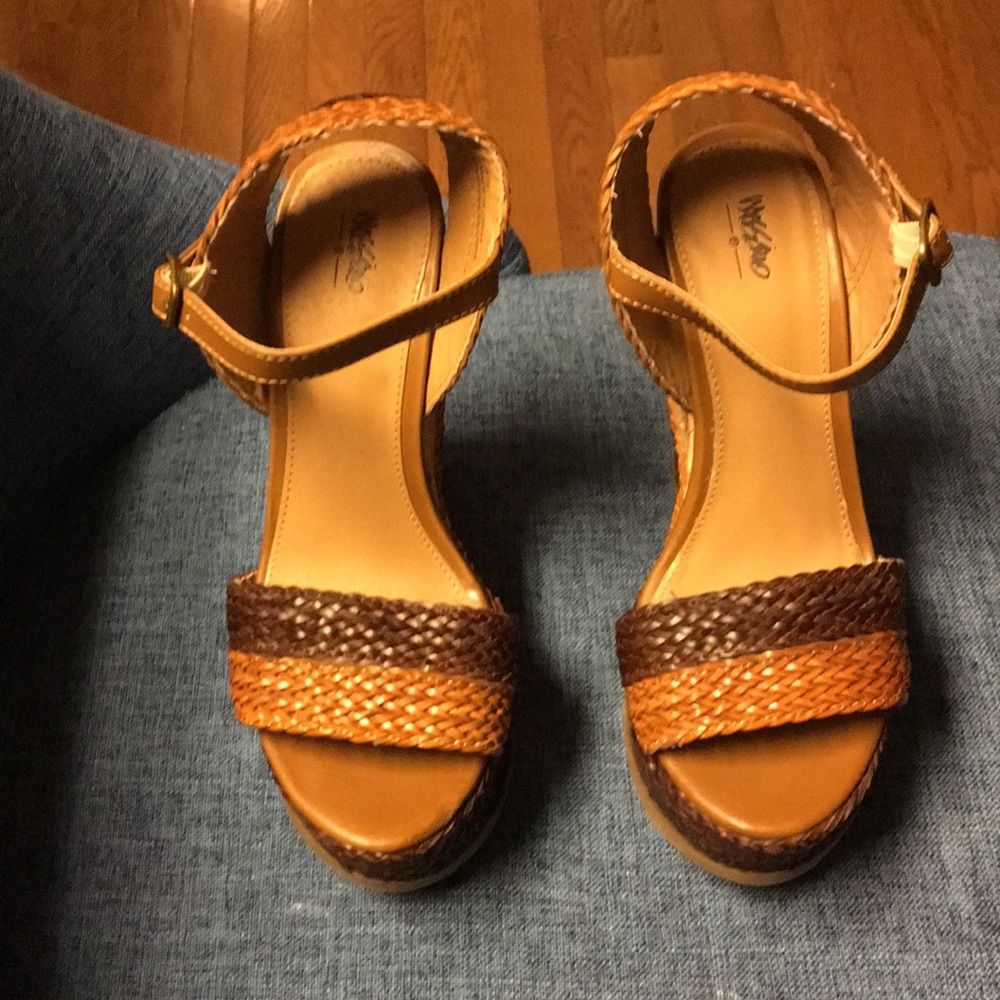 Target brown rope Wedges